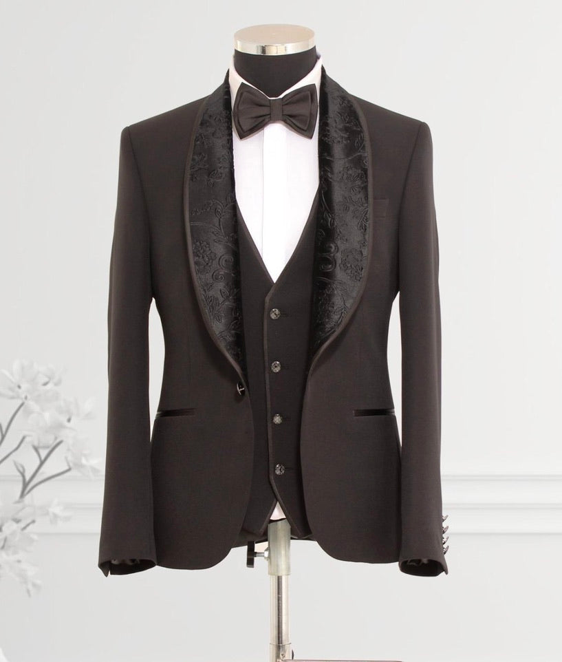 Brown Tuxedo