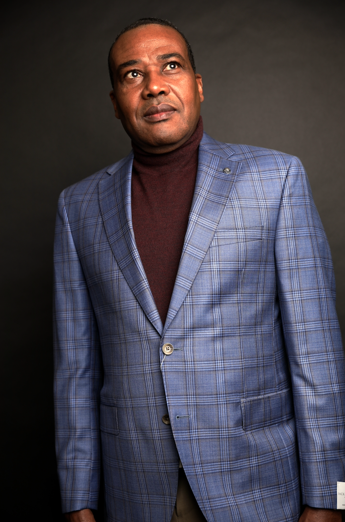 Jack Victor Blue Plaid Blazer Conway