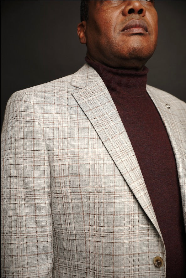 Jack Victor Grey Plaid Blazer Conway SPJ