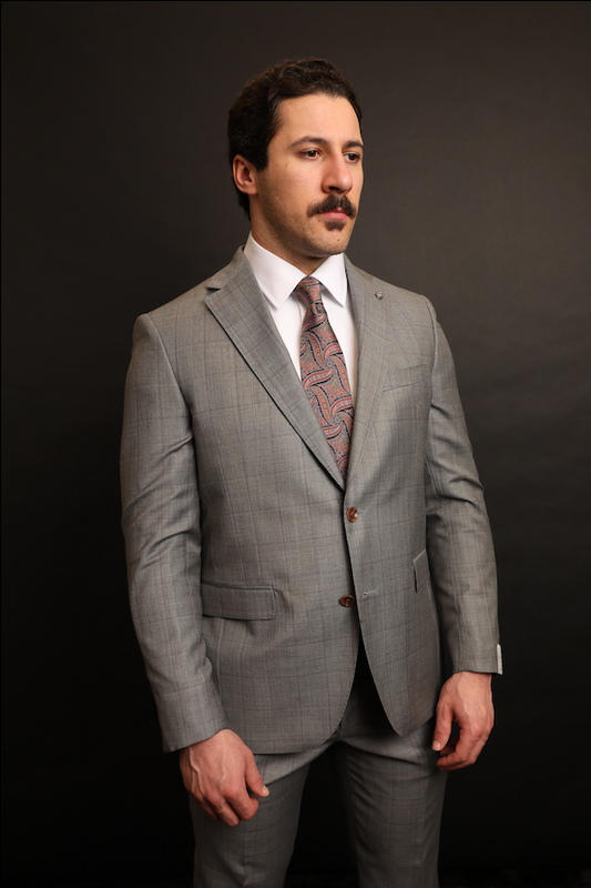 Jack Victor Grey Plaid Espirit CT