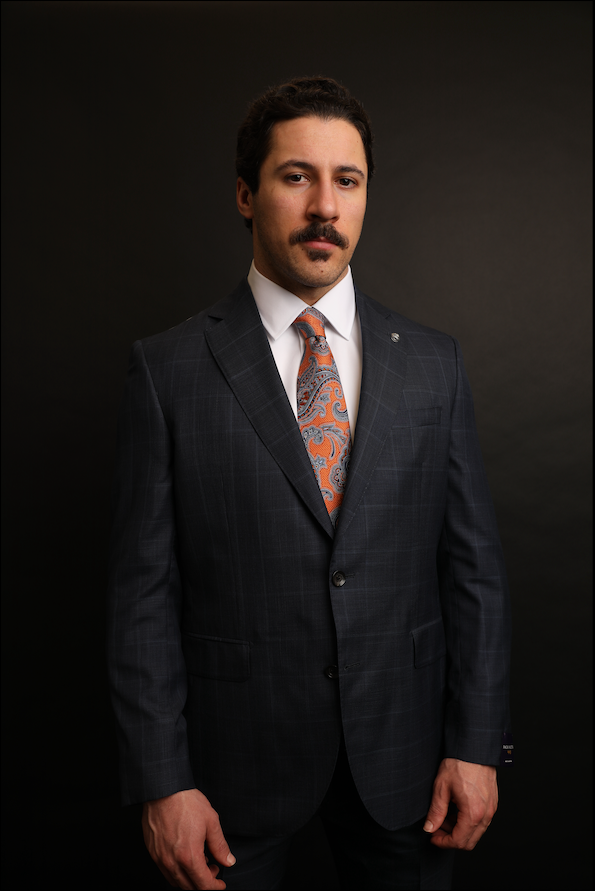 Jack Victor Blue Plaid Suit