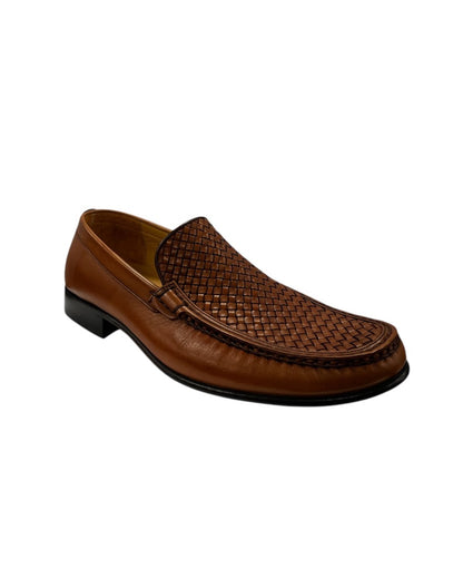 Woven leather Loafer