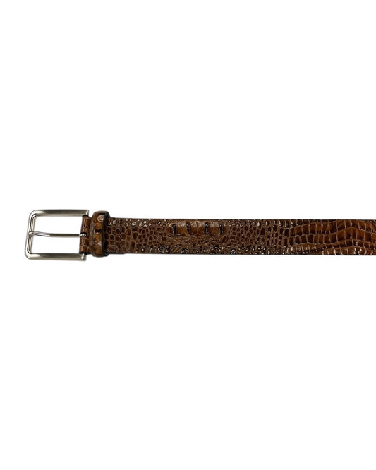 Brown Crocodile belt