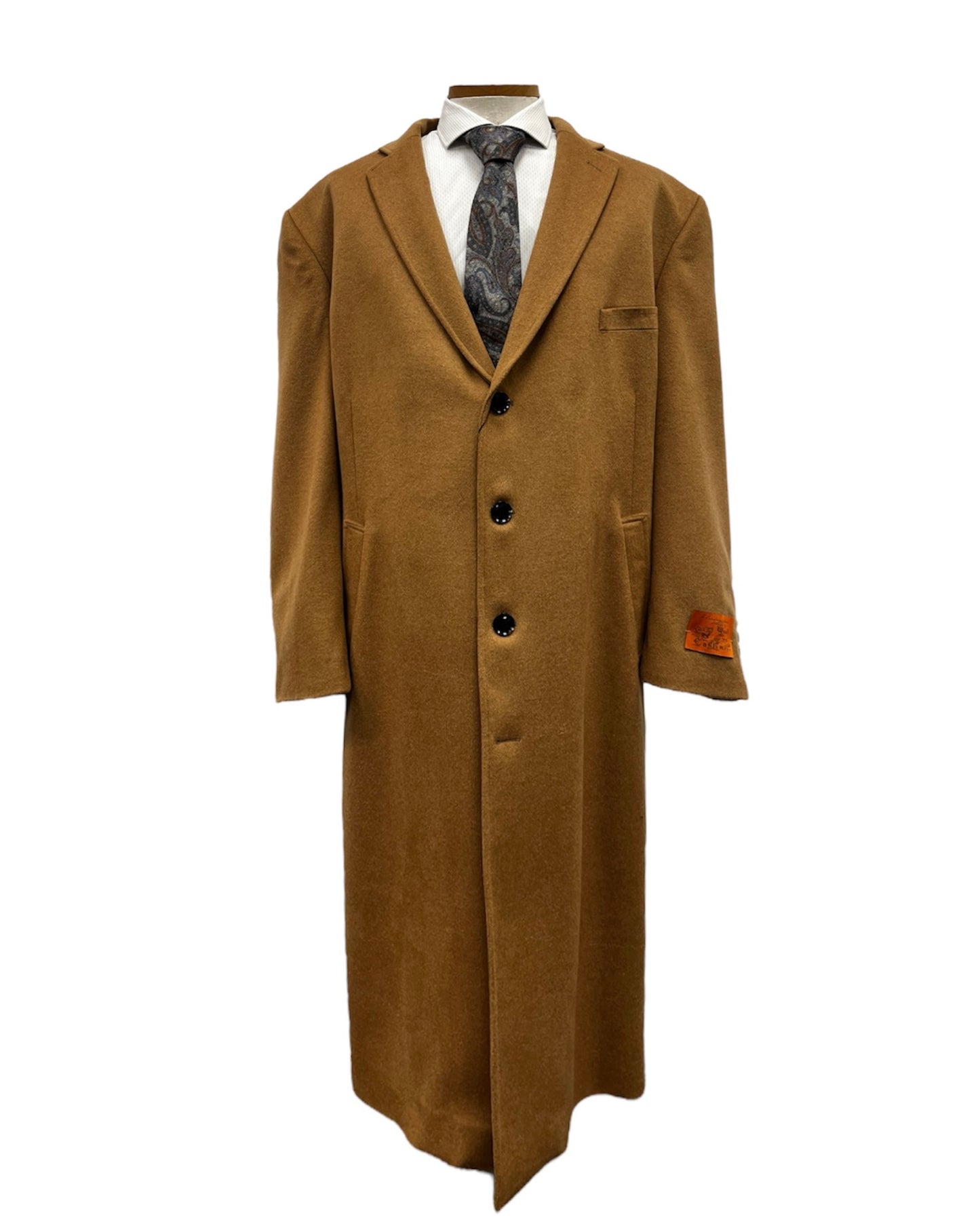 Brown Wool Overcoat