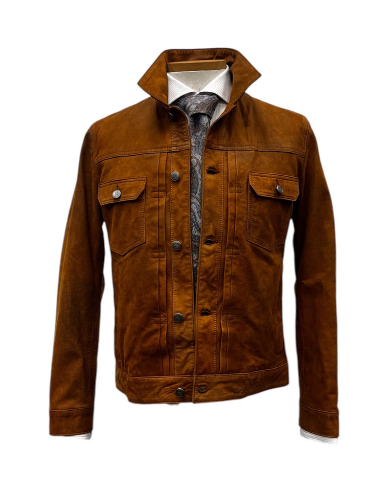 Suede Trucker Jacket