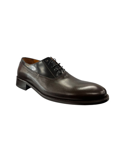 Two Tone Plain Toe Dress Shoe