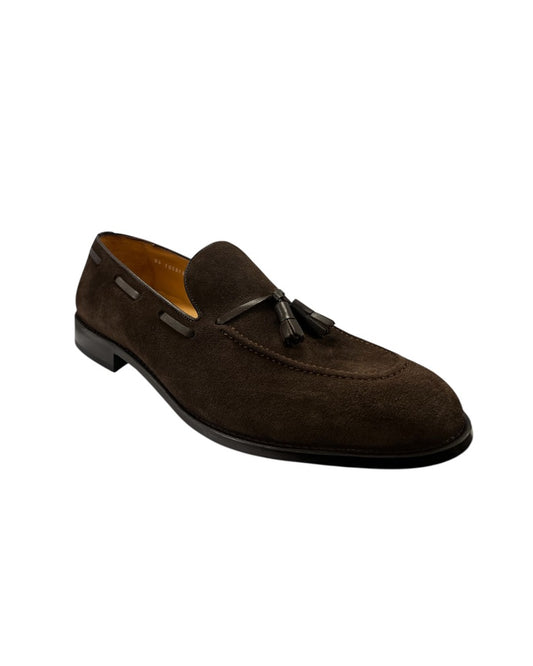 Dark Suede Tassel Loafer