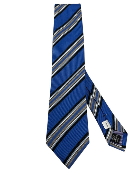 Blue Regimental Striped Tie