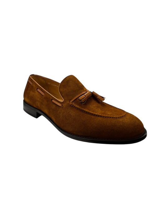 Suede Tassel Loafer