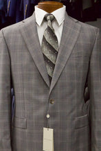 Load image into Gallery viewer, Jack Victor 304 Napoli CT - Grey with Blue Plaid
